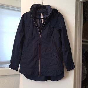 Lululemon Rain Jacket - Navy blue size 4